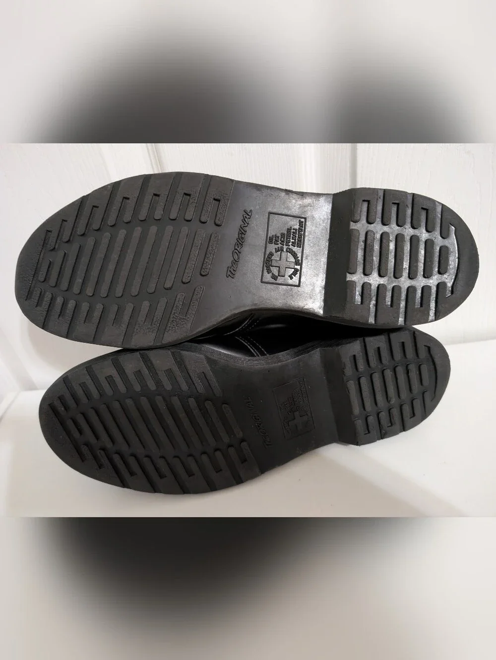 Dr Martens Shoes Mens SIze 10 Mono Smooth Leather Oxford Black Women 9